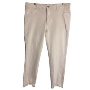 DL1961 Women's Florence Mid-Rise Instasculpt Blush Pink Crop Jeans‎ Size 33